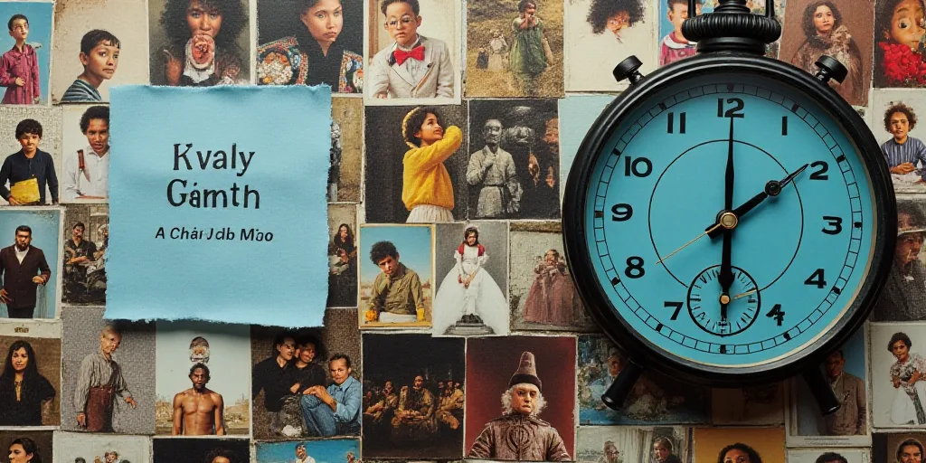 a collage of photos with a clock and a blue paper with a word on it and a group of people, Edi Rama,