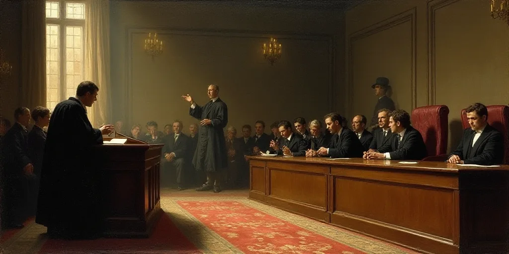 a courtroom scene with a judge and a judge in the courtroom, and a courtroom scene with a judge and