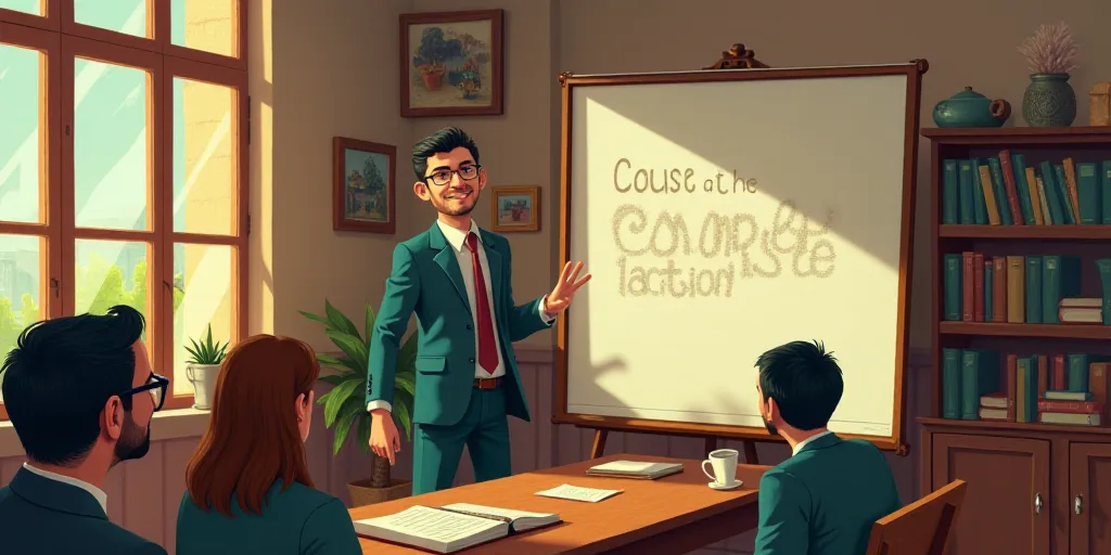 a poster with a caption for a spanish language class on the subject of the course of the course, Car