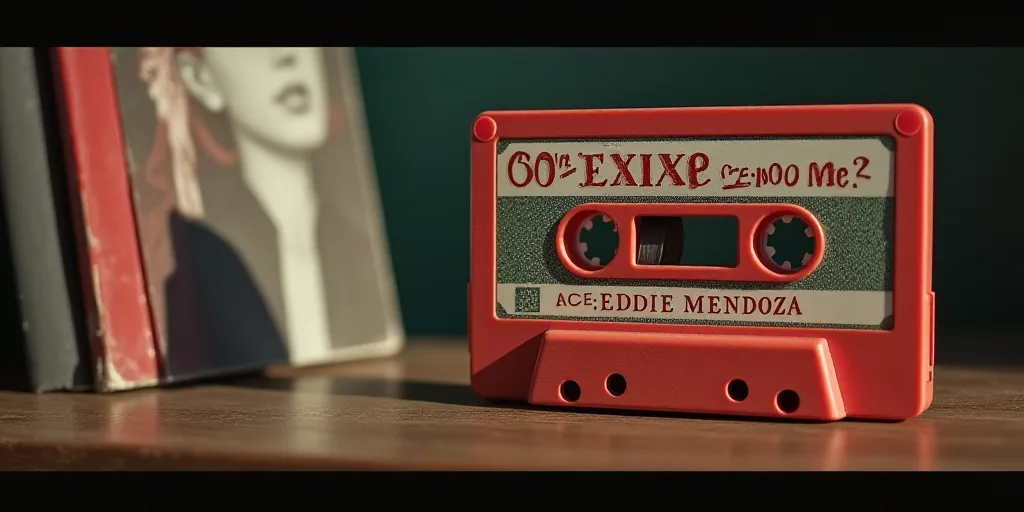 a cassette with the words ellado on it and a cassette with the words ellado on it, Eddie Mendoza, bo
