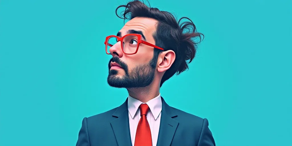 a man in a suit and glasses with a blue background and a quote from the author, fausto prettiin mund