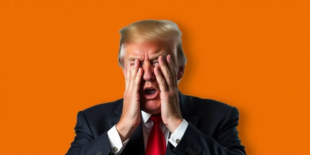 a man in a suit and tie making a face with his fingers and fingers up to his face,, Donald Roller Wi