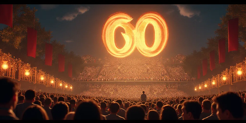 a poster with a description of the number of people in the country and the date of the event in span