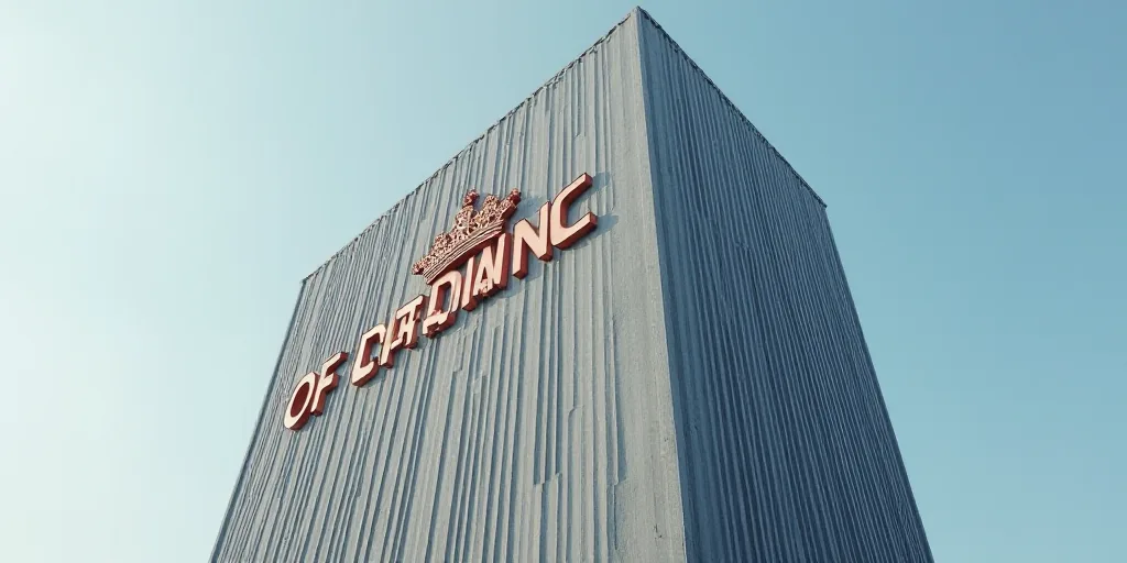 a tall building with a sign on the side of it that says the crown in the middle of the building, And