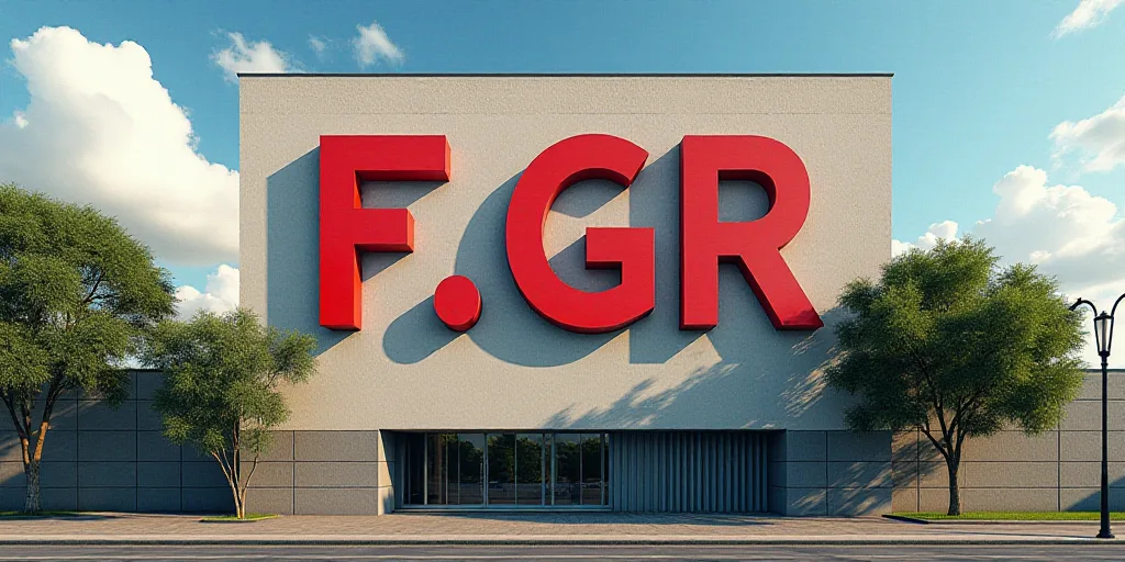 a large sign on the side of a building that says fgr fiscalia general de la republucia, Federico Uri