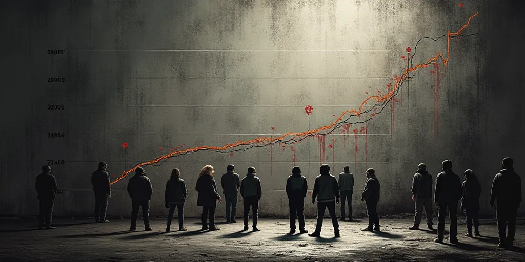 a line graph showing the number of people in mexico and the number of people in the united states in
