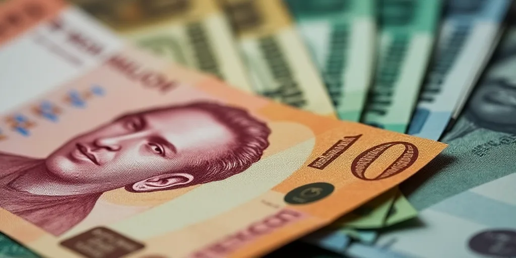a pile of mexican currency with a lot of money in the background photo by getty images / getty image